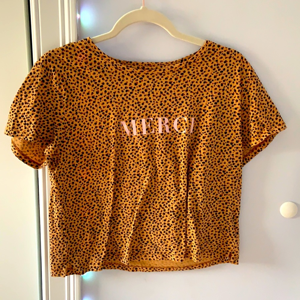 Cheetah print shirt